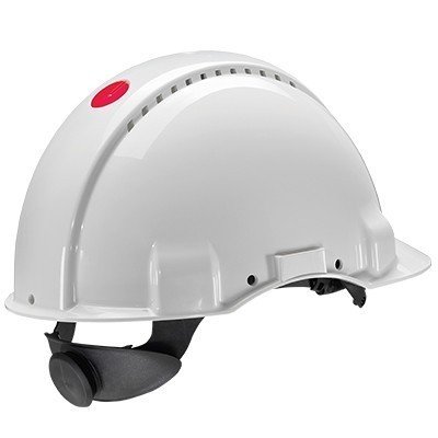 3M G3000 šljem sa ventilacijom, trakom i UV indikatorom, bijeli