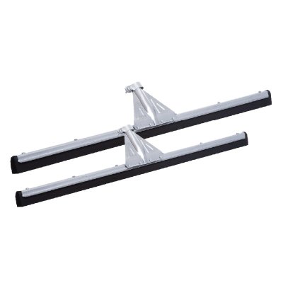 Metalni brisač za podove sa crnom gumom 55 cm