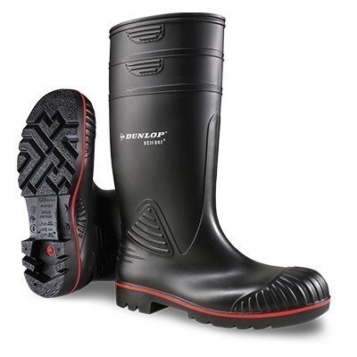 Dunlop Acifort Heavy Duty zaštitne čizme S5 SRA, crne boje