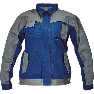 Max Evo Lady ženska radna bluza plavo-siva