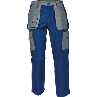 Max Evo Lady ženske radne pantalone plavo-sive
