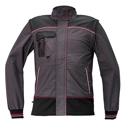 Knoxfield radna bluza, sivo-crvena