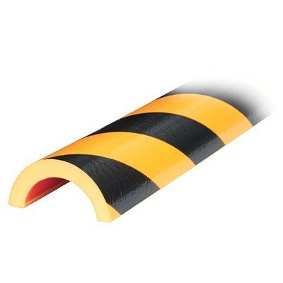 Zaštitni profil, žuto-crne boje, dužina 1m, Tip R50