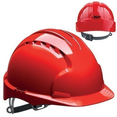 JSP EVO 3 šljem bez ventilacije sa trakom, crveni