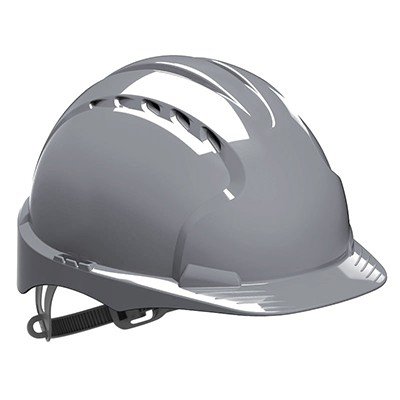 JSP EVO 3 šljem sa ventilacijom sa trakom, sivi