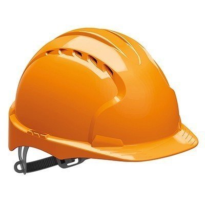 JSP EVO 3 šljem sa ventilacijom sa trakom, narandžasti