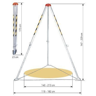Tripod uređaj za spuštanje i evakuaciju TM 9-N
